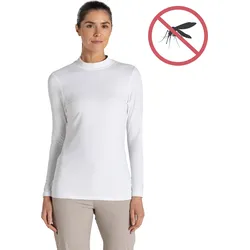 Craghoppers Mock NosiLife Neck, langarm, weiss
