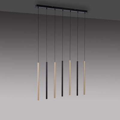 PAUL NEUHAUS Pendelleuchte "FLUTE", schwarz, 7, 1 Stk., Leuchten, Pendelleuchte