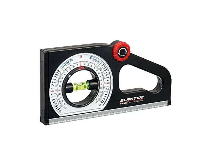 Tajima SLT100MY Slant 100 Rapporteur d’angle\, Noir/blanc