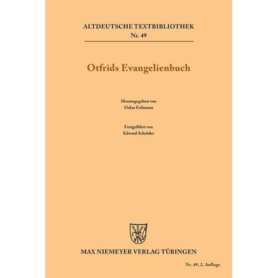 Otfrids Evangelienbuch, Taschenbuch von Otfrid Weissenburg, De Gruyter, 978-3-11-129039-3