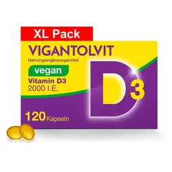 VIGANTOLVIT 2000 I.E. Vitamin D3 vegan Weichkaps. 120 St