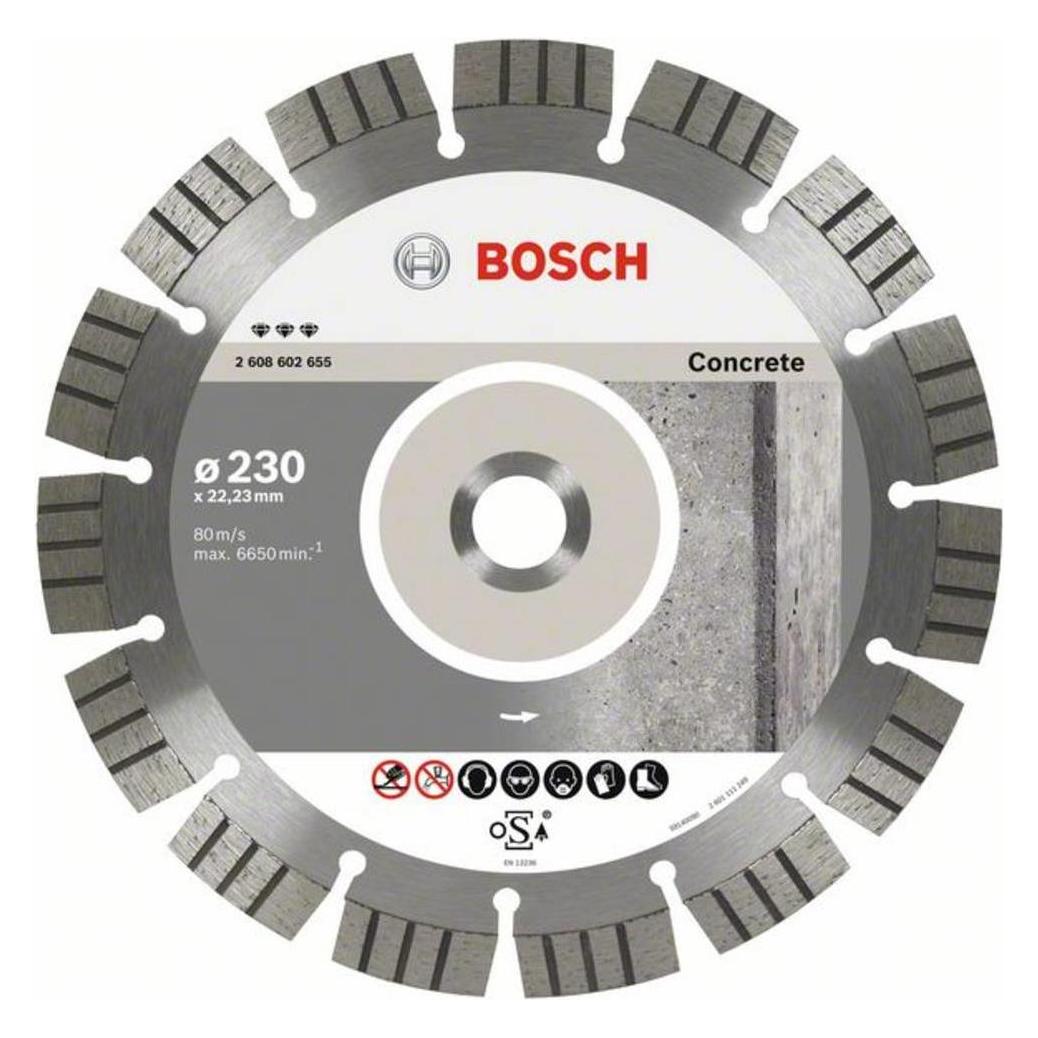 Bosch Professional Zubehör PRO Concrete Diamanttrennscheibe, 300 x 22,23 mm (2608602656)
