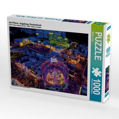 CALVENDO Puzzle Am Plärrer, Augsburg, Deutschland | 1000 Teile Lege-Größe 64x48cm Foto-Puzzle für glückliche Stunden