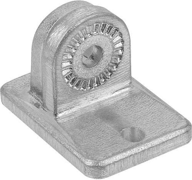 KIPP Rohrverbinder mit Fuß H=35 G=50 Aluminium Stahl (K0487.518)