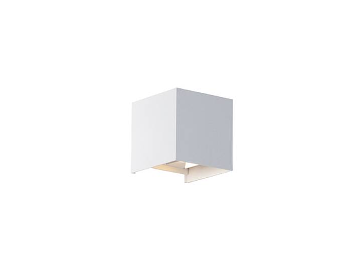 Applique murale d'extérieur blanche avec LED 2 lumières IP54 -