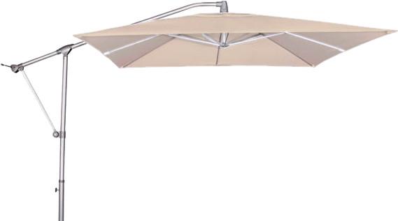 DOPPLER PENDELSCHIRM BASIC PLUS 250X250/8TLG. DESSIN 820 NATUR 08282072