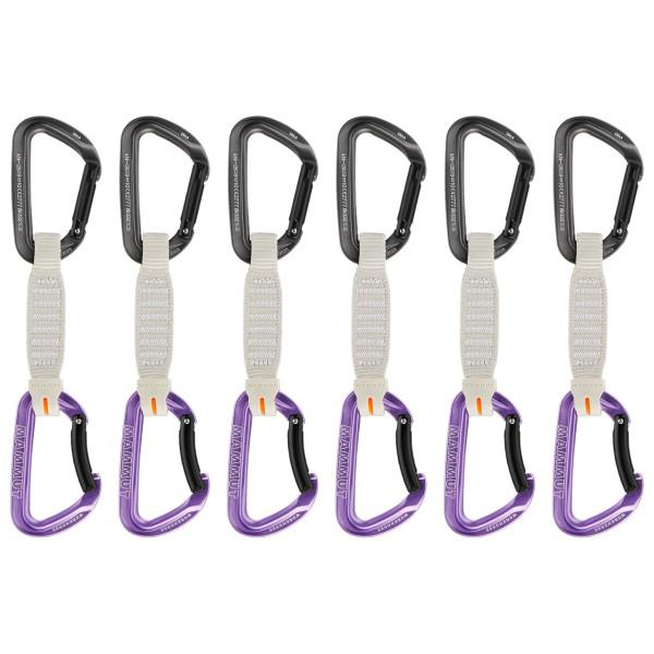 Mammut - Workhorse Keylock Quickdraws - Express-Set Gr 12 cm - Straight Gate / Bent Gate Key weiß