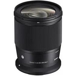 Sigma 16mm F1,4 DC DN Contemporary (Canon RF) (Canon RF, APS-C / DX), Objektiv, Schwarz