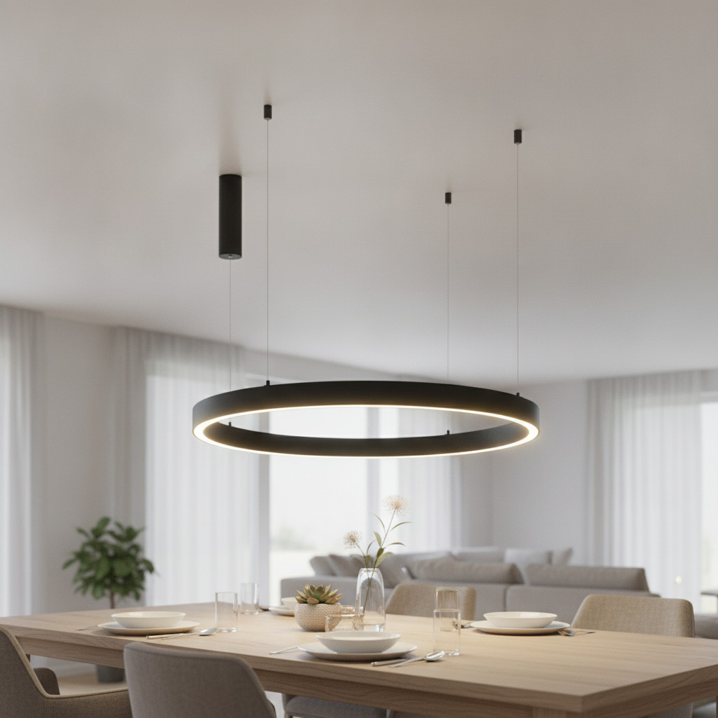 Lyora Design hanglamp Sting zwart rond Ø 100 cm