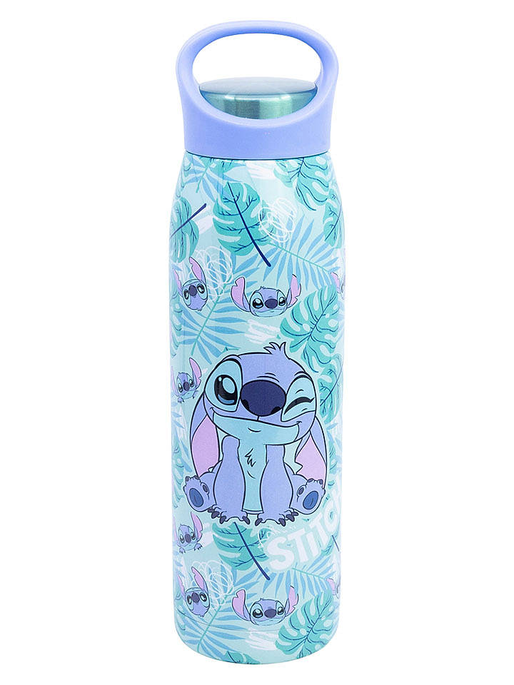 Stor Thermoflasche "Stitch" in Hellblau - 665 ml - onesize