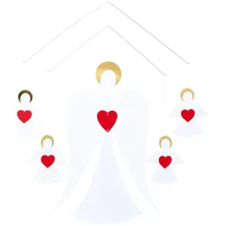Flensted Mobiles, Babymobile, Engelfamilie
