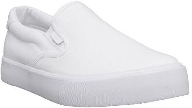 Lugz Clipper Wide (Men's) Casual Shoes in White, Size 7.5 W, Fabric