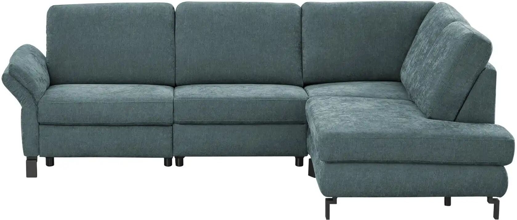 Max Schelling Ecksofa Flachgewebe Maximum Plus ¦ türkis/petrol ¦ Maße (cm): B: