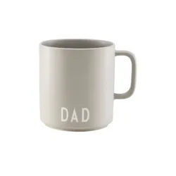DESIGN LETTERS Becher   ¦ grau ¦ Porzellan ¦ Maße (cm): H: 8,5  Ø: 8.0