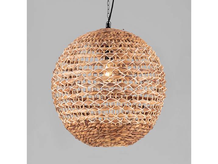 Suspension Bola type A Ø 51cm Marron/Marron jacinthe d’eau LED E27