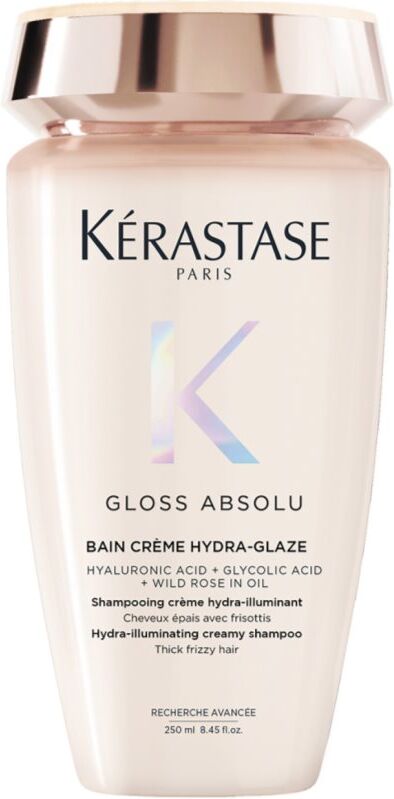 Kérastase Gloss Absolu Créme Bain Hydra-Glaze shampoing bain pour des cheveux brillants et doux 250 ml