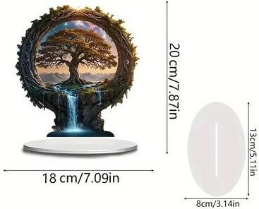 Inspire Essentials Eid Acrylic Mosque Tabletop Decoration Ramadan Home Display Decor 11