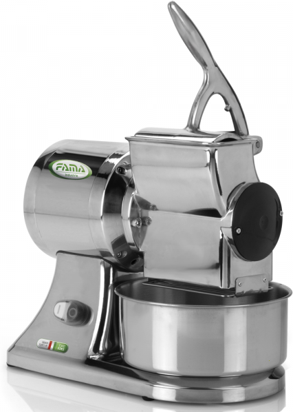 Fama Industrie FAMA GS - Râpe électrique professionnelle - Corps en aluminium  poli - triphasé- 400V / 1CV