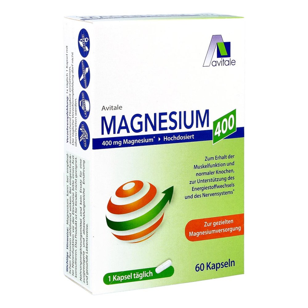 Avitale GmbH Magnesium 400 Mg Kapseln 18018153