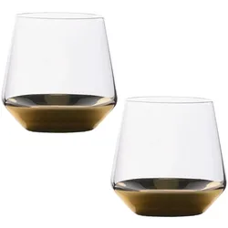 Intirilife Trinkglas Set 350 ml, Trinkgläser, Transparent