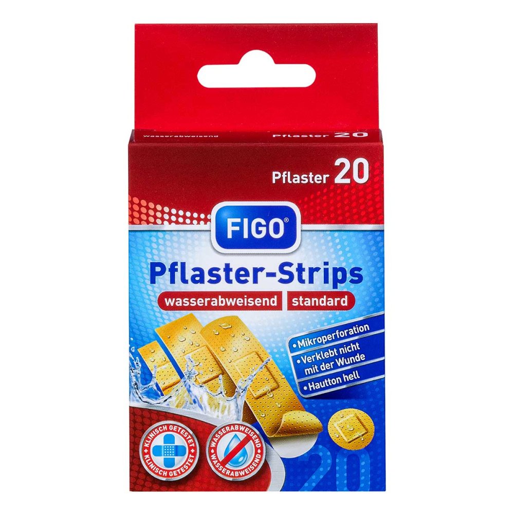 S+H Pharmavertrieb GmbH FIGO Pflaster-Strips wasserabweisend standard 10088102