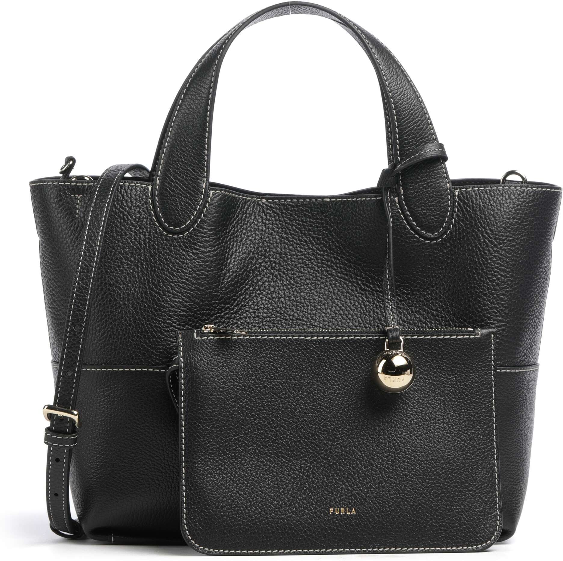 Furla Primrose M   Leer Handtas   zwart
