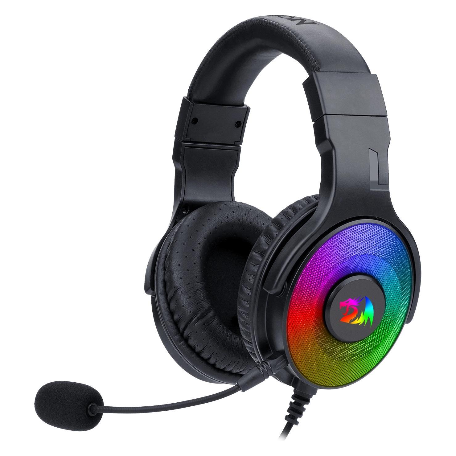 Redragon Pandora H350 Headset Wired Head-band Gaming USB Type-A Black (Kabelgebunden) (RED-H350RGB)