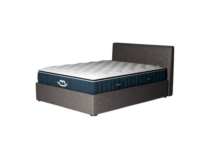 Pack lit coffre et matelas hybride 140x190 épais 30cm