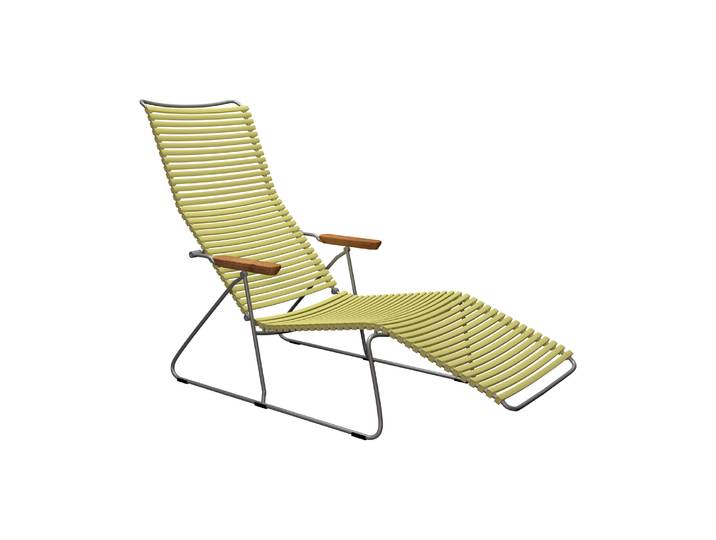 Houe - Transat inclinable Click - Jaune - Acier thermolaqué - Designer Henrik Pedersen