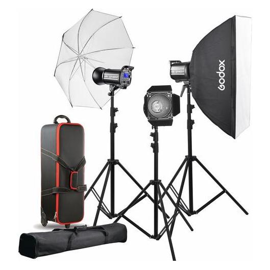 Godox QT400IIM-D QTII Flash Kit-3 flash heads (QT400IIM-D)