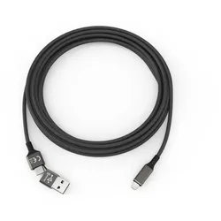 smrter SPEEDY Ladekabel, Typ Lightning, 100cm, black retail