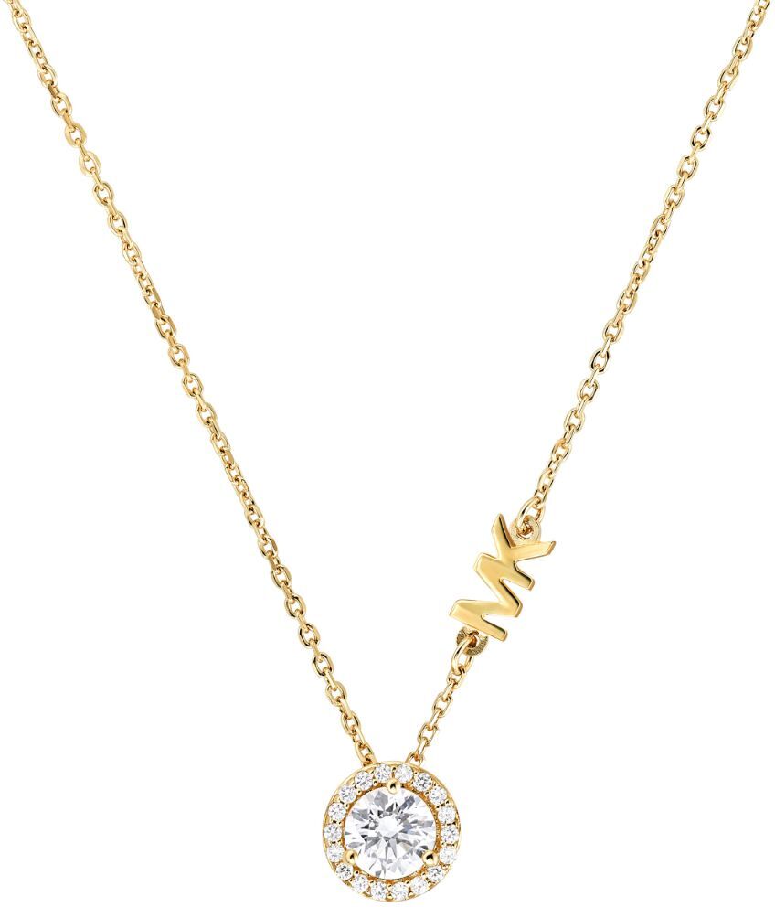Michael Kors halo guldfärgat silverhalsband MKC1208AN710