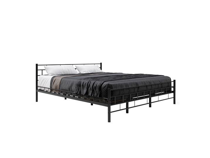 Metallbett CIEL 180 x 200 cm schwarz