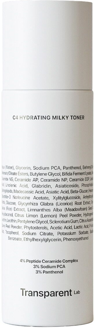130ml Transparent Lab C4 Hydrating Milky Toner