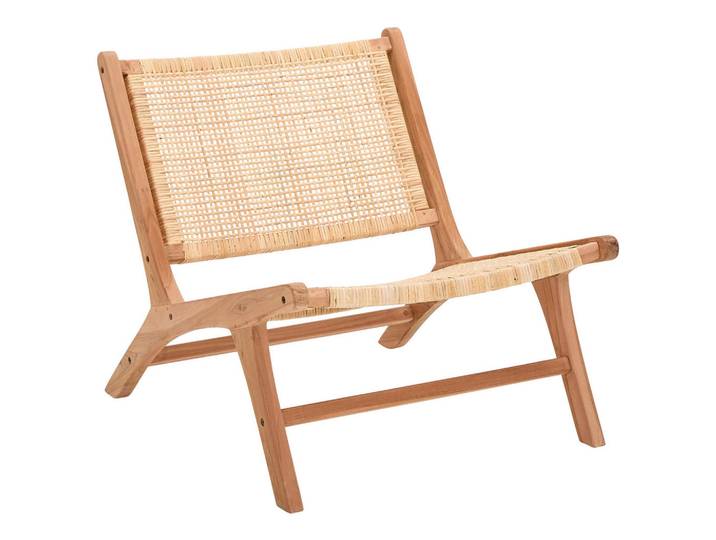 Livetastic Sessel, Natur, Holz, Naturmaterialien, Teakholz, massiv, 65x80x68 cm, Wohnzimmer, Sessel, Sonstige Sessel