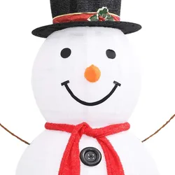 vidaXL, Weihnachtsbeleuchtung, Schneemann-Figur