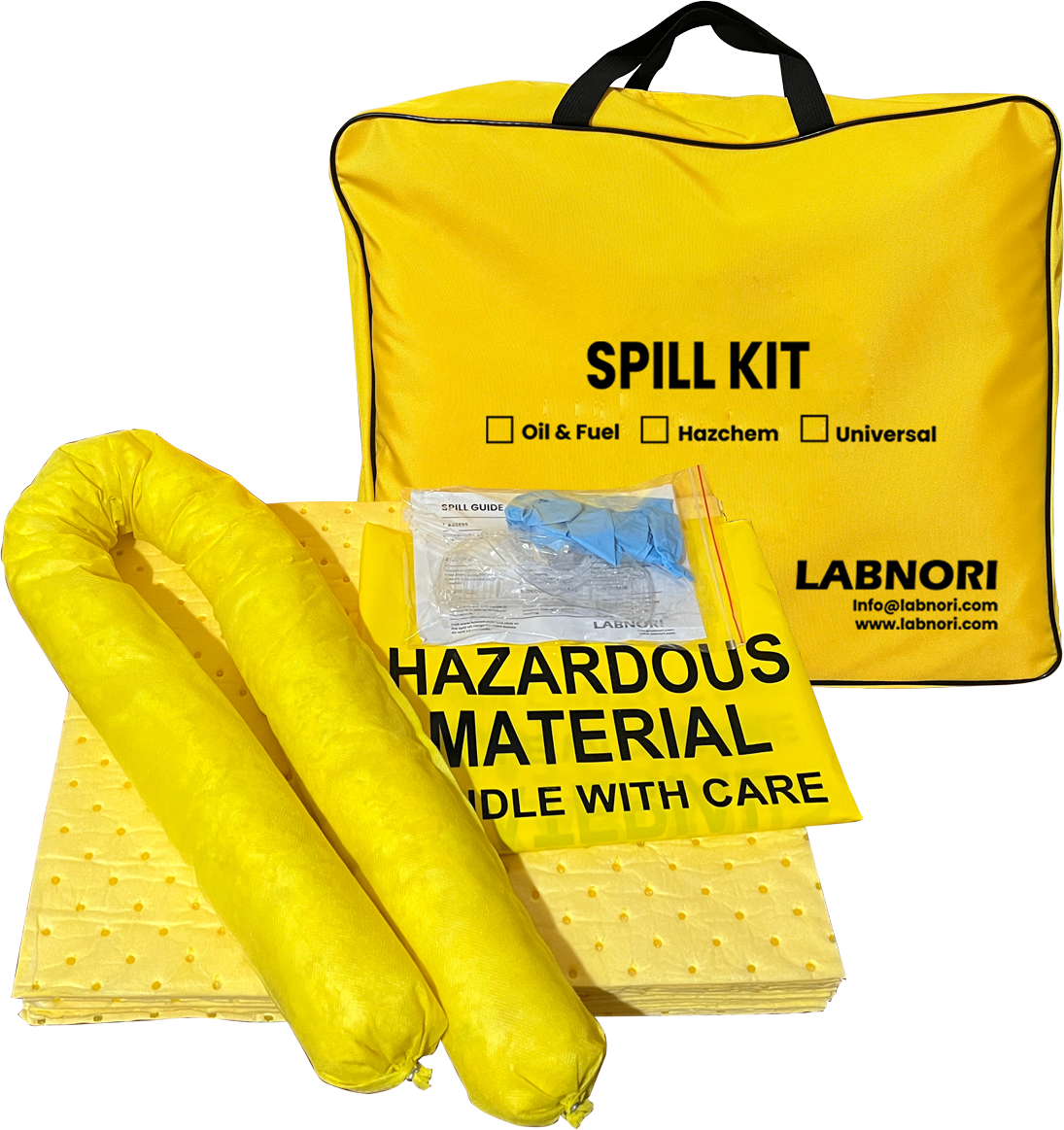 B2B Partner Notfallkoffer, Chemikalien, Nylontasche 30 l