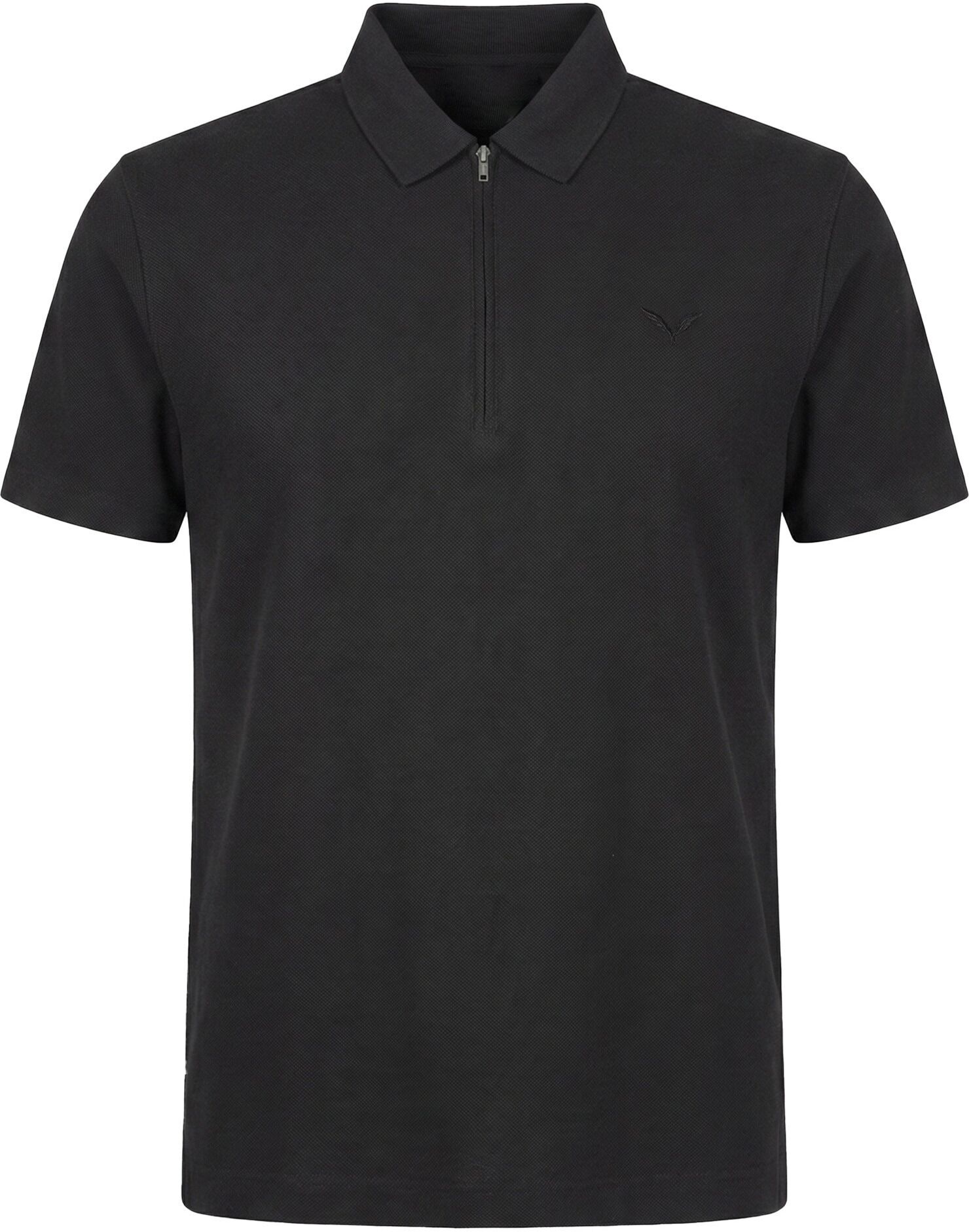 Poloshirt KLEINIGKEIT "Kleinigkeit Edel Tawil Shirt", Herren, Gr. XXL, schwarz, 100% Baumwolle, unifarben, normal, amerikanischer Ausschnitt, Shirts