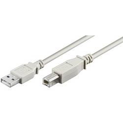 MicroConnect USB-Kabel USB 2.0 3 m Grau USBAB3