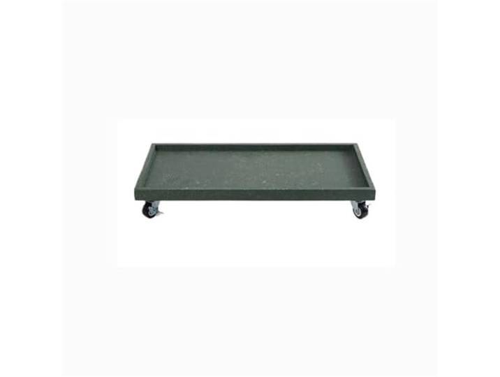 Dh2yjnbf3 Blumenuntersetzer Großer beweglicher Pflanzenuntersetzer mit Rädern Topf(Green,Groß)