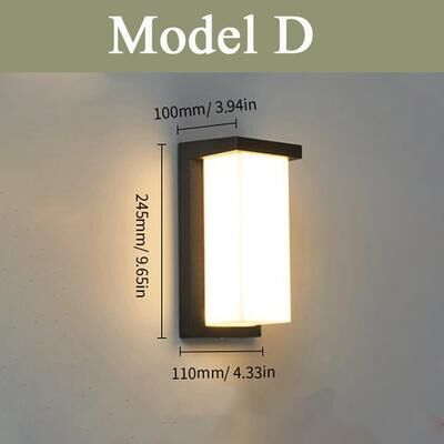 Multisell Products Hub Decorative Waterproof Lamp For Indoor Bedroom, Outdoor Porch & Garden Light model D 16w