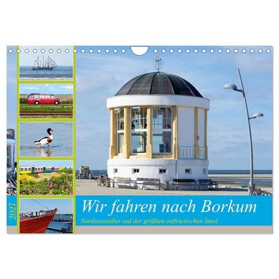 Wir fahren nach Borkum (Wandkalender 2027 DIN A4 quer), CALVENDO Monatskalender