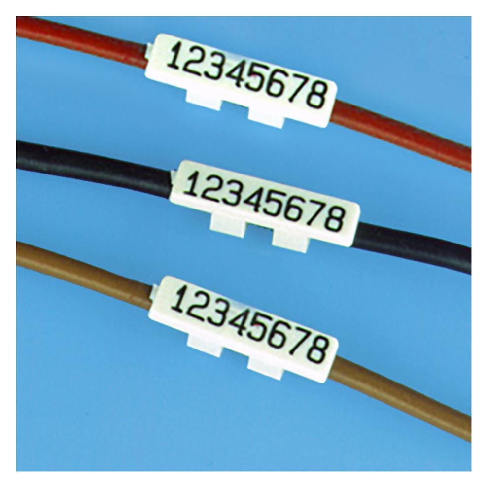 Brady Cable & Wire Tags - 4mm x 16mm (TAG ICS 100 3 STICKS WHITE)