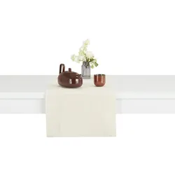 como Tischläufer  Uni , creme , Leinen , Maße (cm): B: 40