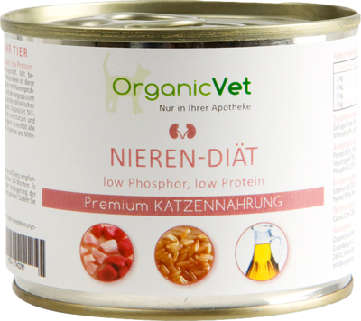 organicVet GmbH DOSENNAHRUNG Nieren-Diät f.Katzen 200 g 05742261