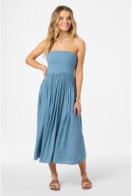 O'Neill s Piper Dress Midi Dress in Provincial Blue, Size XS, Viscose