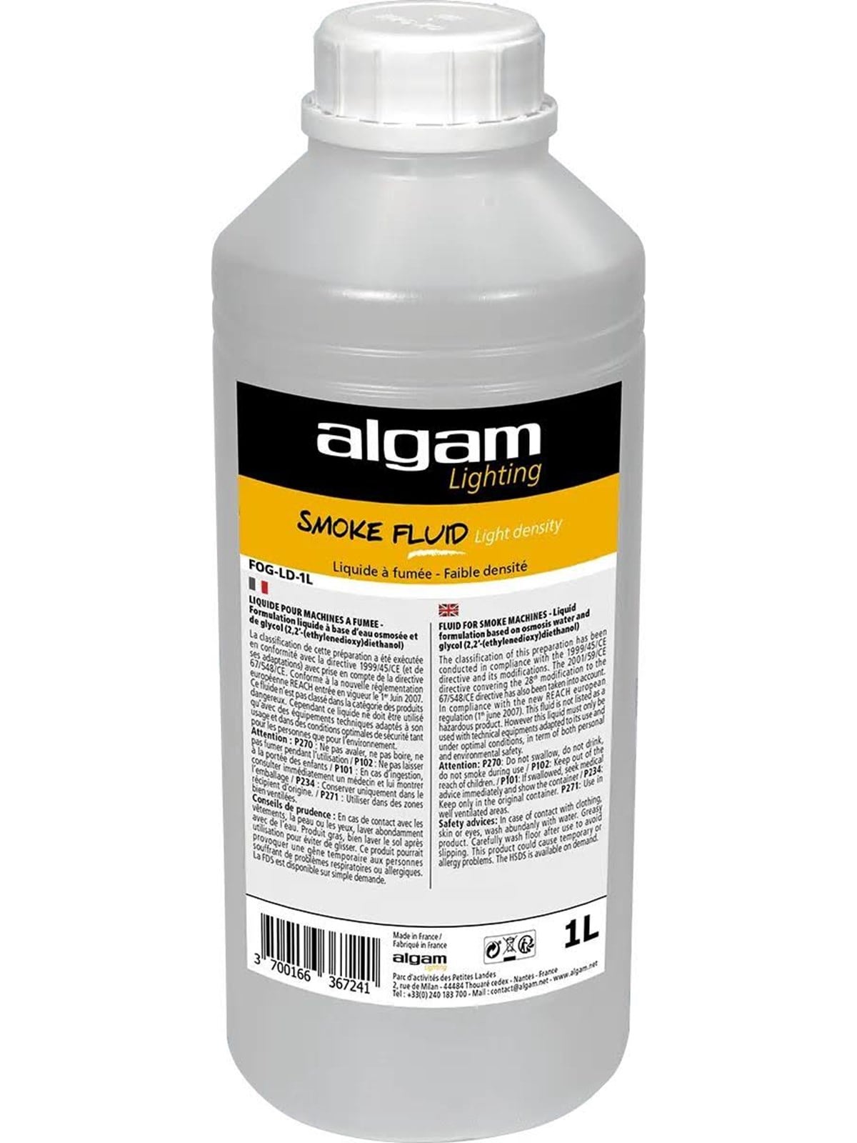 Algam Lighting 1 Liter Nebelfluid - niedrige Dichte