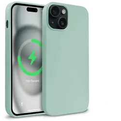 MagSafe-Hülle Crong Color Cover - Hülle MagSafe für iPhone 15 (mátově blau)