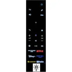 Azurano Fernbedienung für SONY RMF-TX920U, RMFTX920U, Voice Remote, USB-C (Gerätespezifische Fernbedienung, Bluetooth, Infrarot), Fernbedienung, Schwarz