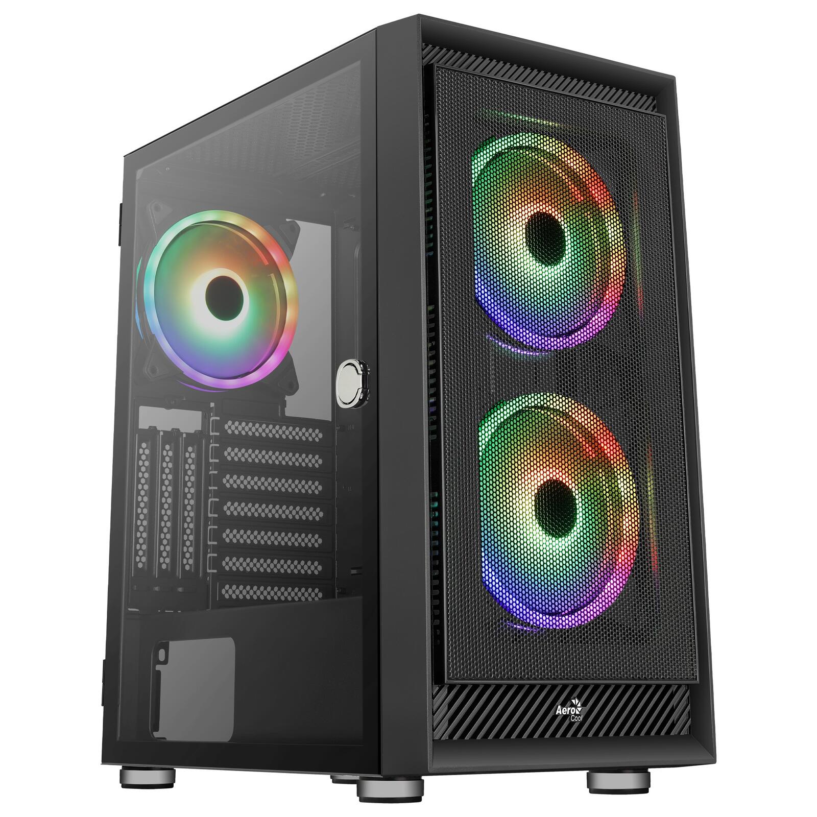 Aerocool PC Gehäuse Graphite Midi-Tower Schwarz ACCM-PB24133.11